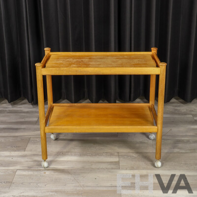 Vintage Teak Tea Trolley