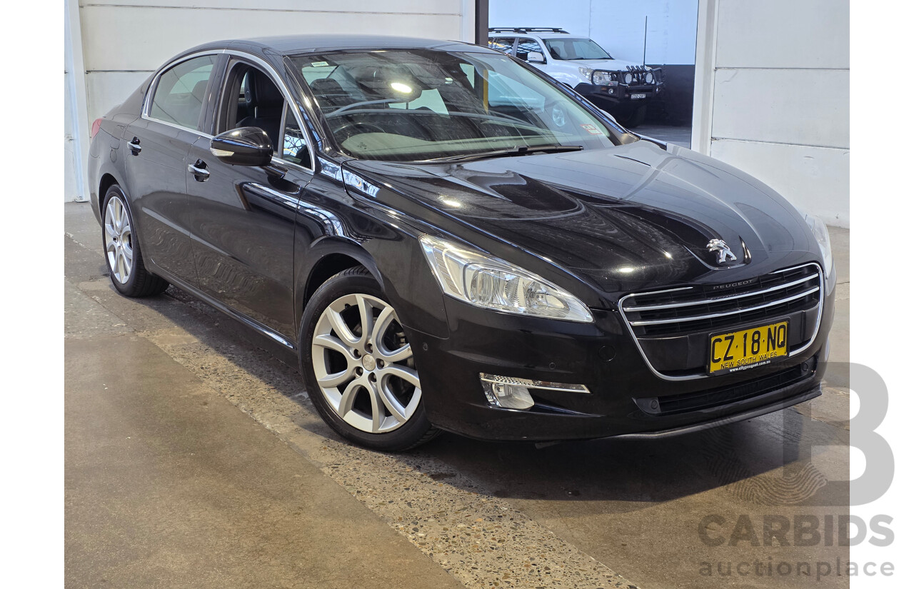 8/2013 Peugeot 508 Allure 1.6T 4d Sedan Black Turbo 1.6L
