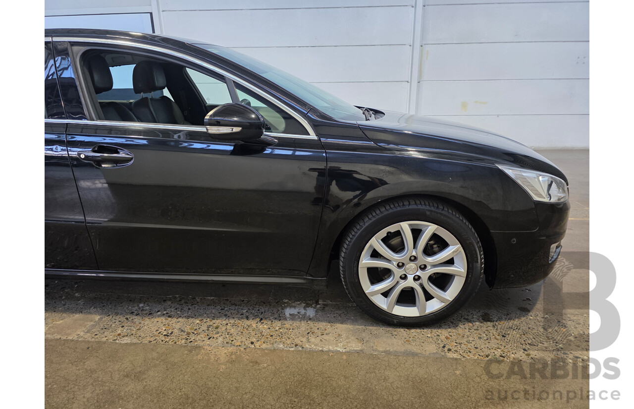 8/2013 Peugeot 508 Allure 1.6T 4d Sedan Black Turbo 1.6L