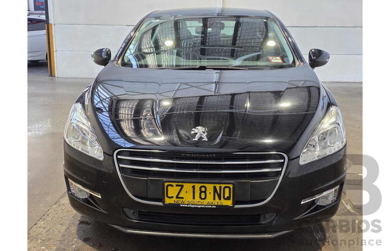 8/2013 Peugeot 508 Allure 1.6T 4d Sedan Black Turbo 1.6L