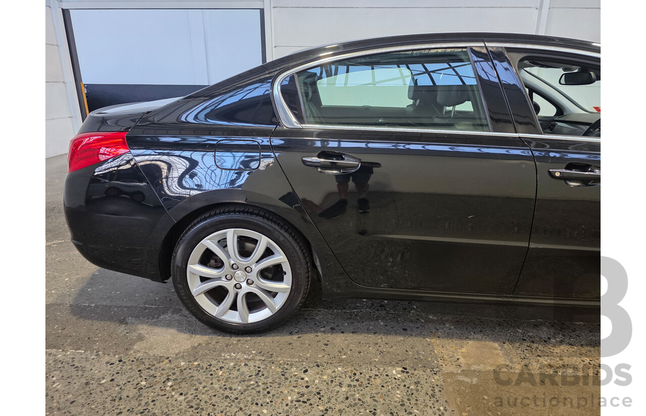 8/2013 Peugeot 508 Allure 1.6T 4d Sedan Black Turbo 1.6L