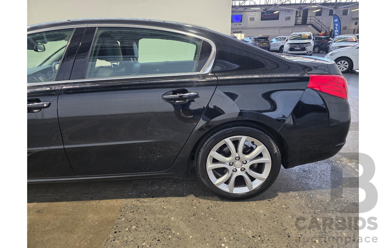 8/2013 Peugeot 508 Allure 1.6T 4d Sedan Black Turbo 1.6L