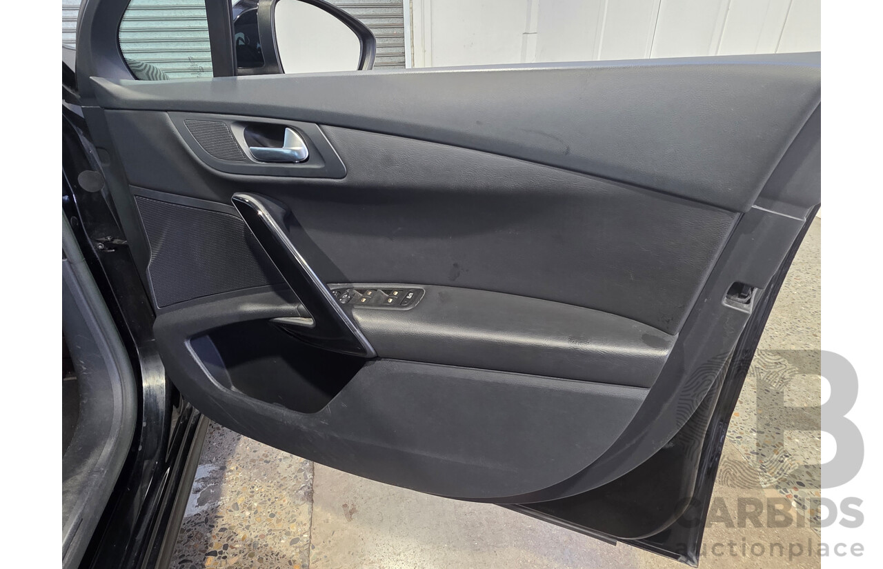 8/2013 Peugeot 508 Allure 1.6T 4d Sedan Black Turbo 1.6L