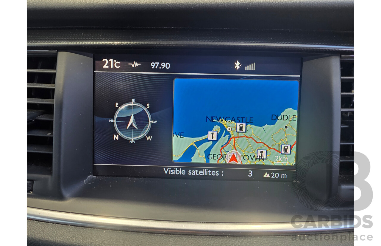 8/2013 Peugeot 508 Allure 1.6T 4d Sedan Black Turbo 1.6L