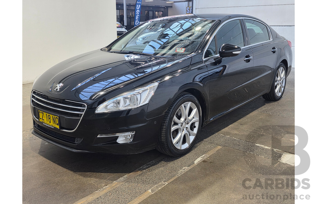 8/2013 Peugeot 508 Allure 1.6T 4d Sedan Black Turbo 1.6L