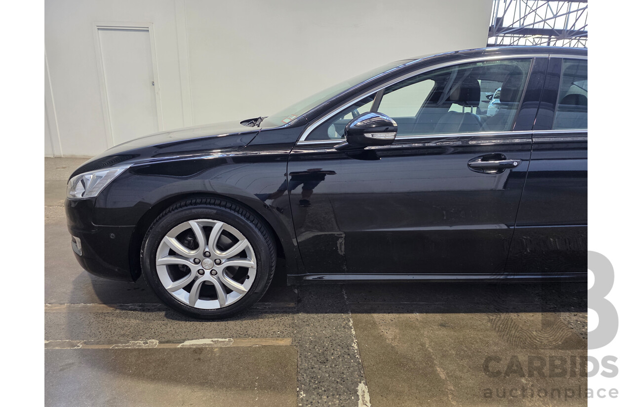 8/2013 Peugeot 508 Allure 1.6T 4d Sedan Black Turbo 1.6L