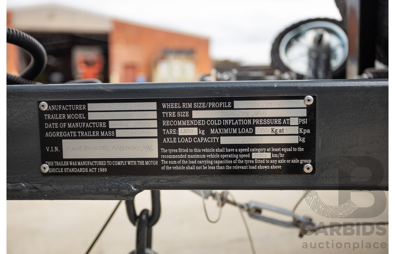 4/2022 Tandem Axle Premium Tradesman Trailer