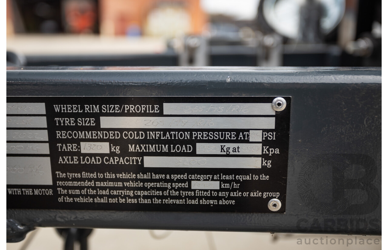 4/2022 Tandem Axle Premium Tradesman Trailer