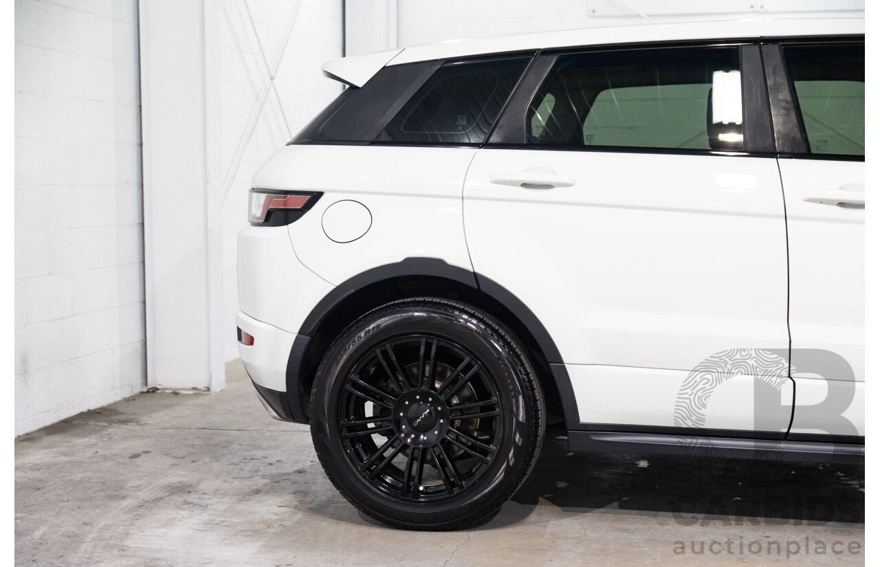 09/2016 Range Rover Evoque Td4 180 HSE DYNAMIC AWD LV MY17 5D Wagon Fuji White Diesel Turbo 2.0L