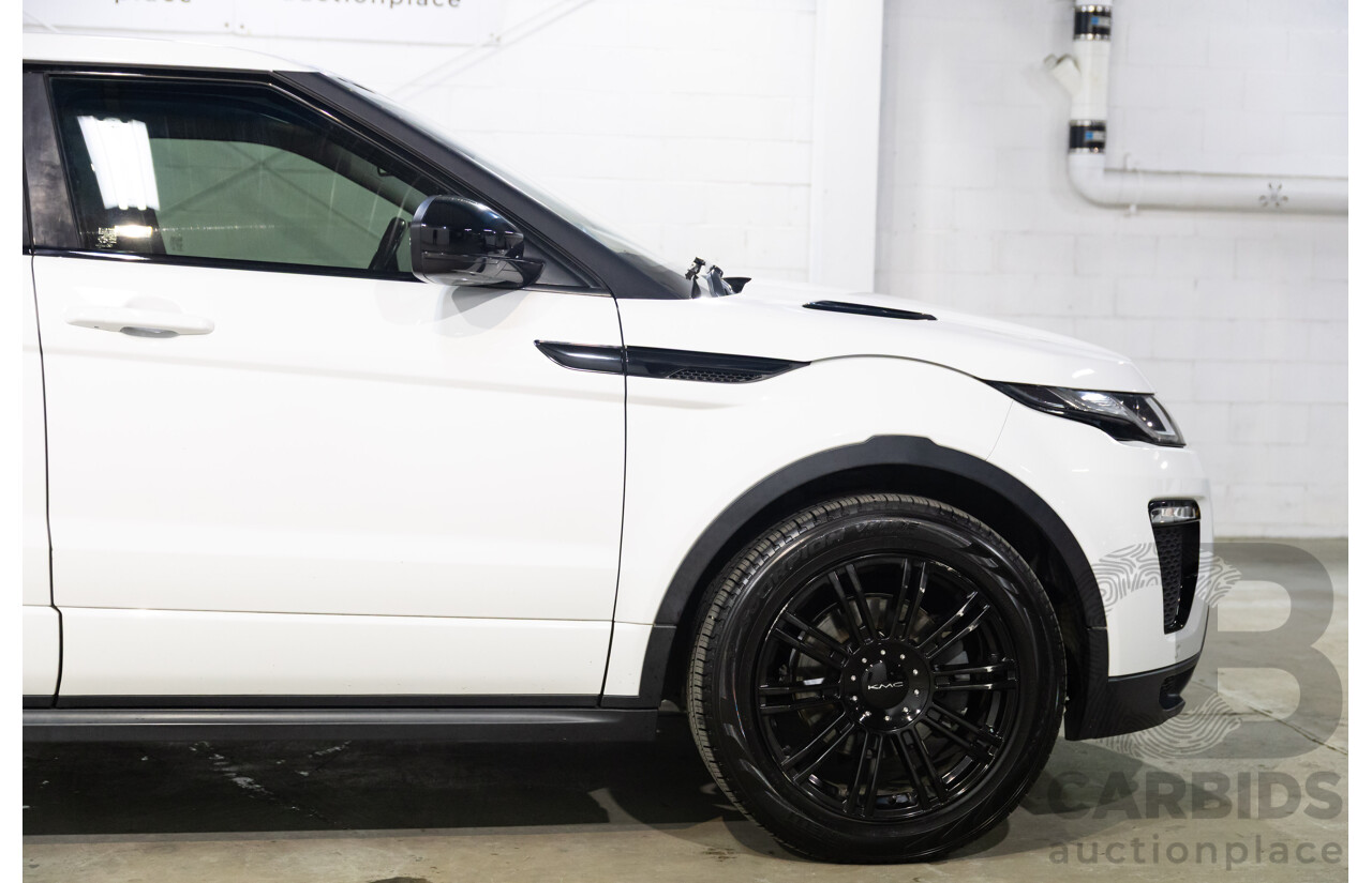 09/2016 Range Rover Evoque Td4 180 HSE DYNAMIC AWD LV MY17 5D Wagon Fuji White Diesel Turbo 2.0L