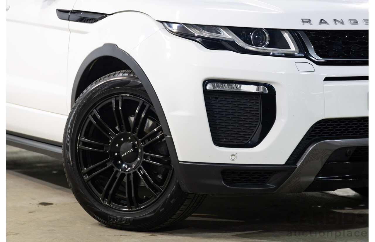09/2016 Range Rover Evoque Td4 180 HSE DYNAMIC AWD LV MY17 5D Wagon Fuji White Diesel Turbo 2.0L