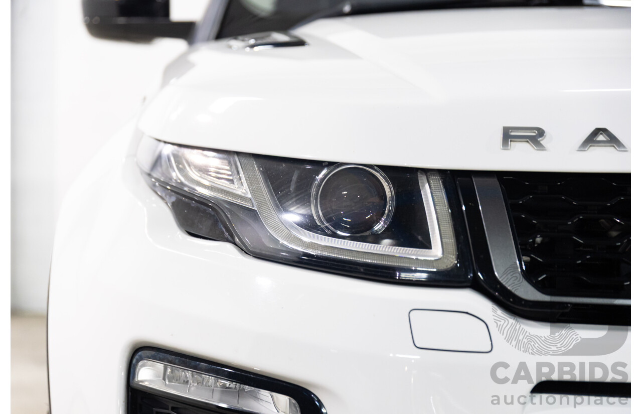09/2016 Range Rover Evoque Td4 180 HSE DYNAMIC AWD LV MY17 5D Wagon Fuji White Diesel Turbo 2.0L