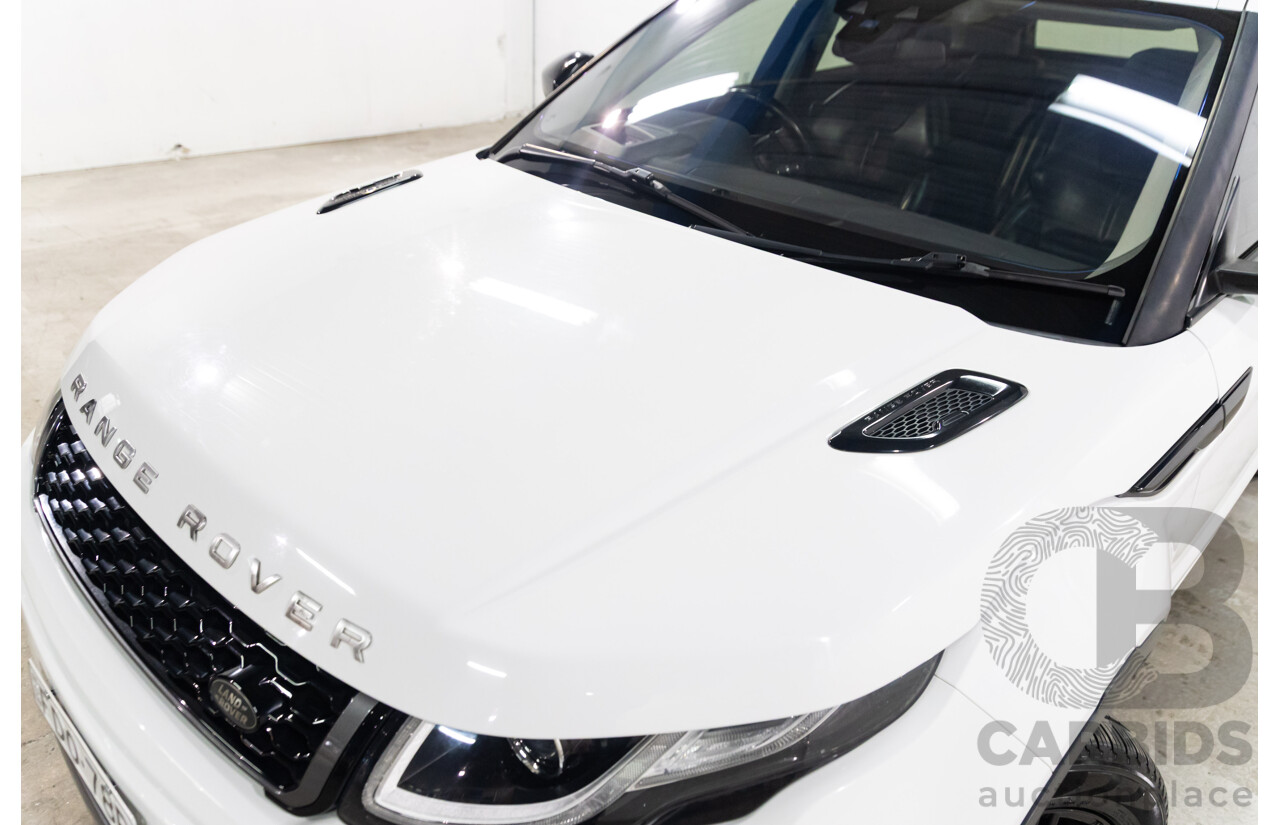 09/2016 Range Rover Evoque Td4 180 HSE DYNAMIC AWD LV MY17 5D Wagon Fuji White Diesel Turbo 2.0L