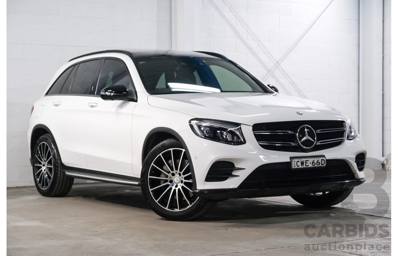 05/2016 Mercedes-Benz GLC 250 AMG Line (AWD) 253 4d Wagon Polar White Turbo 2.0L