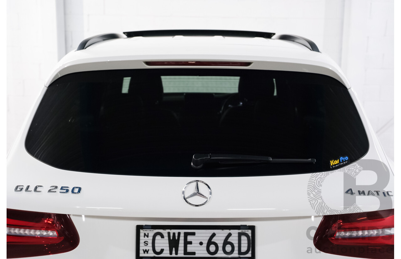 05/2016 Mercedes-Benz GLC 250 AMG Line (AWD) 253 4d Wagon Polar White Turbo 2.0L