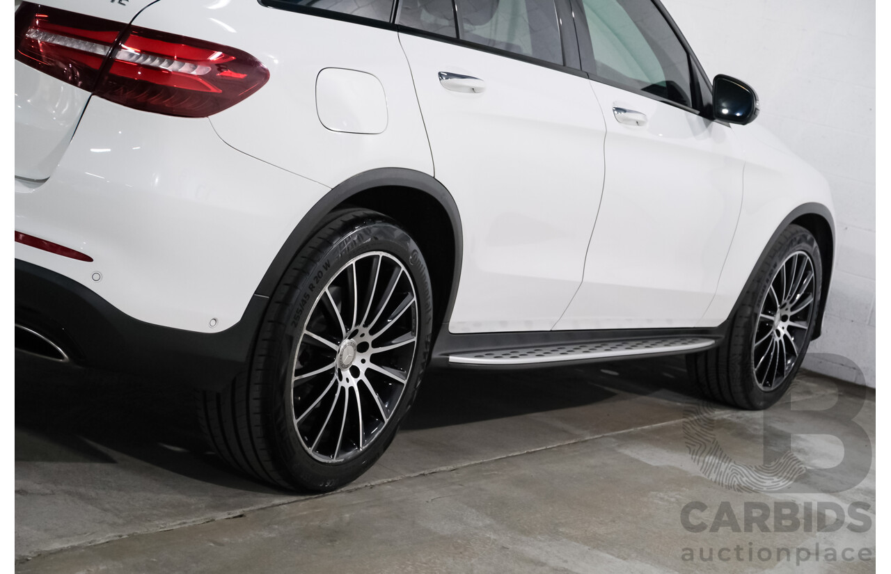 05/2016 Mercedes-Benz GLC 250 AMG Line (AWD) 253 4d Wagon Polar White Turbo 2.0L