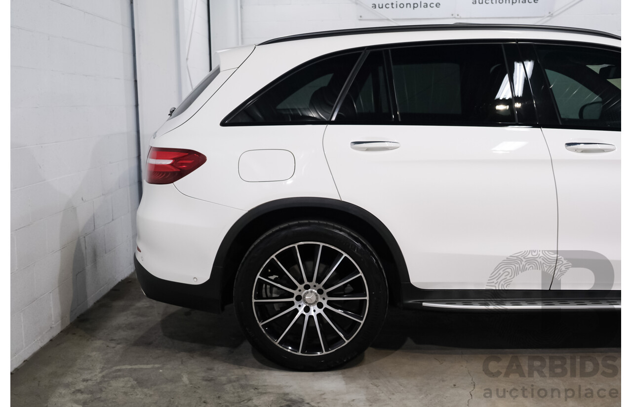 05/2016 Mercedes-Benz GLC 250 AMG Line (AWD) 253 4d Wagon Polar White Turbo 2.0L
