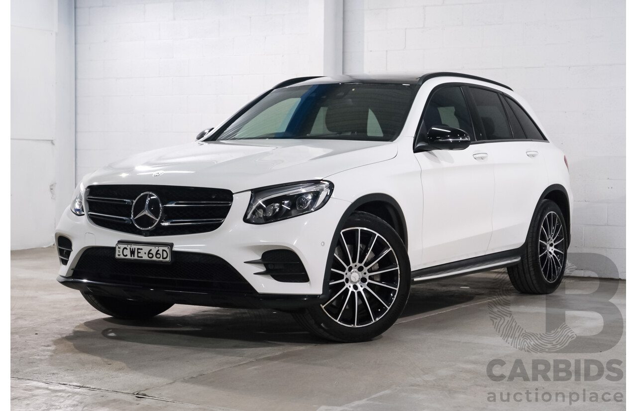 05/2016 Mercedes-Benz GLC 250 AMG Line (AWD) 253 4d Wagon Polar White Turbo 2.0L
