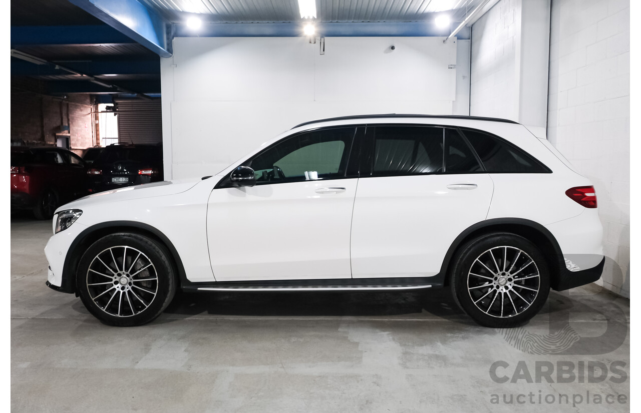 05/2016 Mercedes-Benz GLC 250 AMG Line (AWD) 253 4d Wagon Polar White Turbo 2.0L