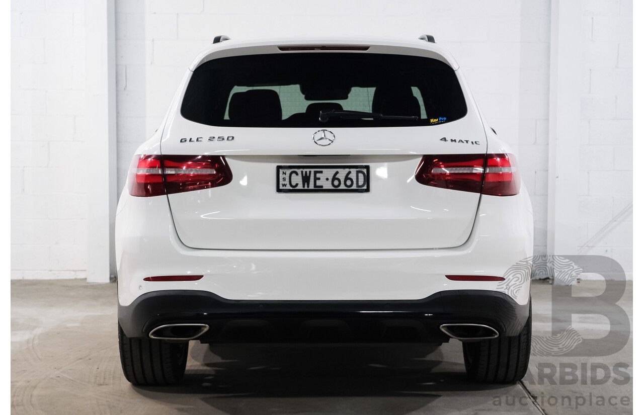 05/2016 Mercedes-Benz GLC 250 AMG Line (AWD) 253 4d Wagon Polar White Turbo 2.0L