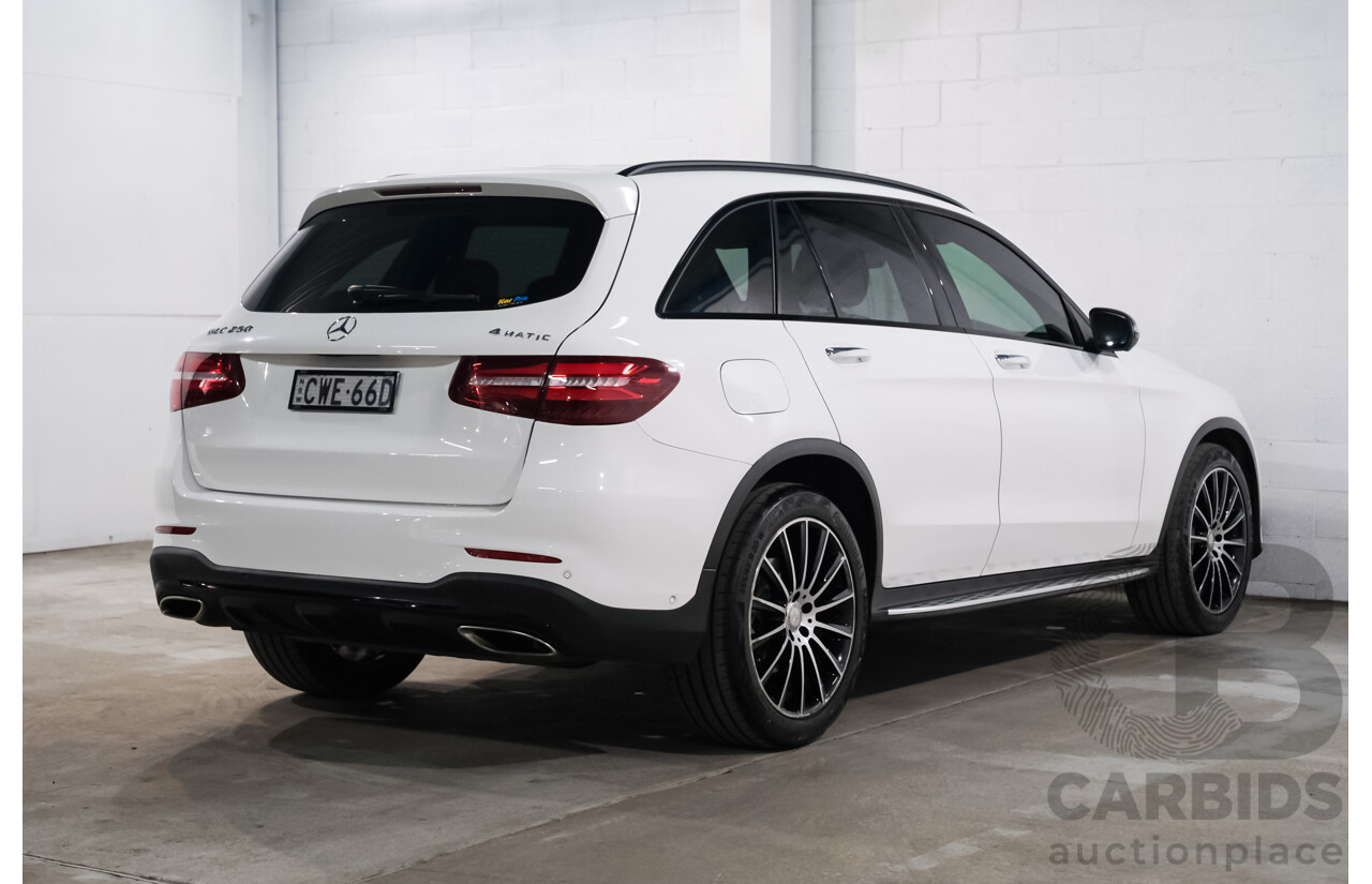 05/2016 Mercedes-Benz GLC 250 AMG Line (AWD) 253 4d Wagon Polar White Turbo 2.0L