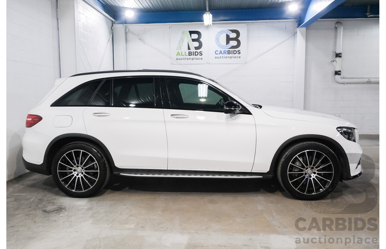 05/2016 Mercedes-Benz GLC 250 AMG Line (AWD) 253 4d Wagon Polar White Turbo 2.0L
