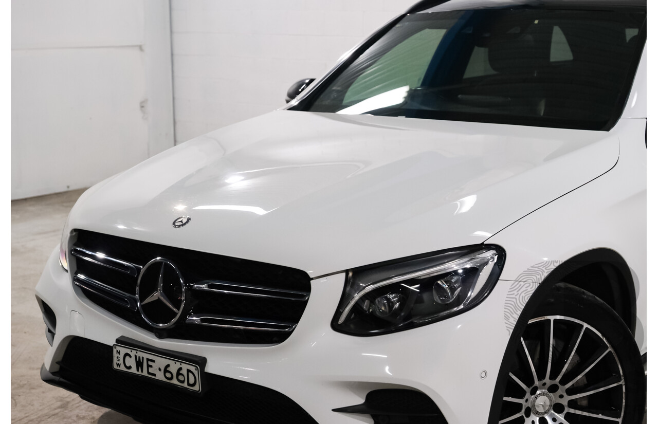 05/2016 Mercedes-Benz GLC 250 AMG Line (AWD) 253 4d Wagon Polar White Turbo 2.0L