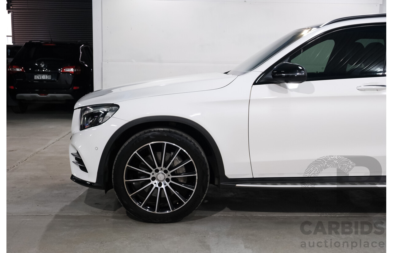 05/2016 Mercedes-Benz GLC 250 AMG Line (AWD) 253 4d Wagon Polar White Turbo 2.0L