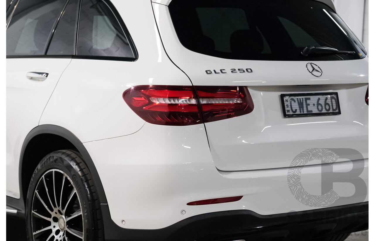 05/2016 Mercedes-Benz GLC 250 AMG Line (AWD) 253 4d Wagon Polar White Turbo 2.0L