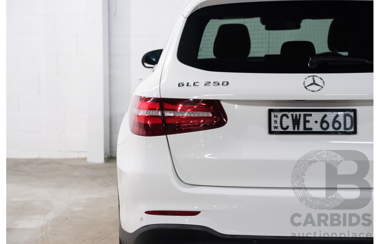 05/2016 Mercedes-Benz GLC 250 AMG Line (AWD) 253 4d Wagon Polar White Turbo 2.0L