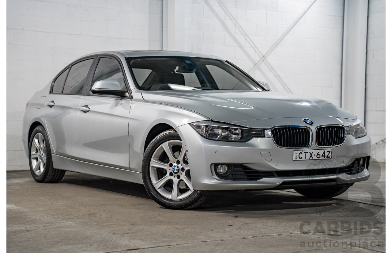 7/2014 BMW 320i F30 MY14 Upgrade 4d Sedan Glacier Silver Metallic Turbo 2.0L
