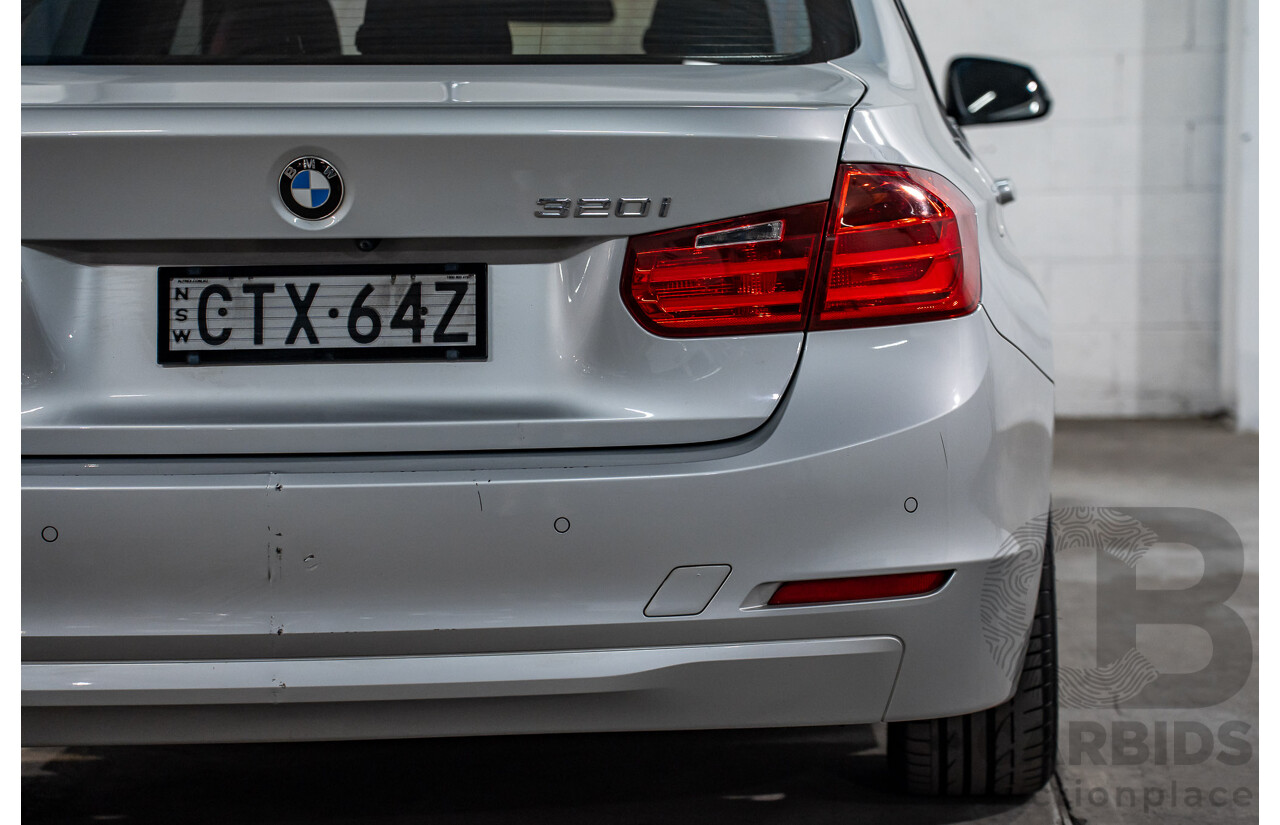 7/2014 BMW 320i F30 MY14 Upgrade 4d Sedan Glacier Silver Metallic Turbo 2.0L