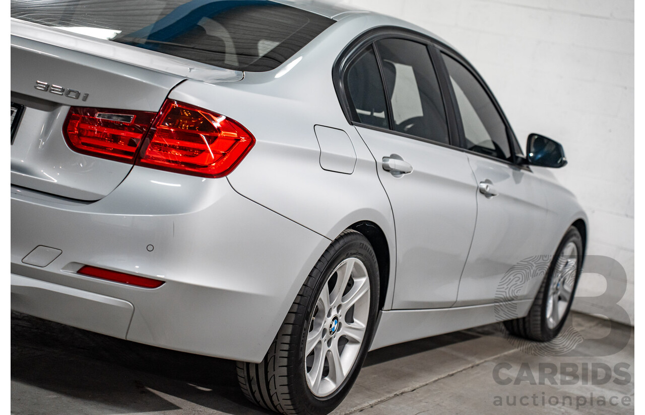 7/2014 BMW 320i F30 MY14 Upgrade 4d Sedan Glacier Silver Metallic Turbo 2.0L