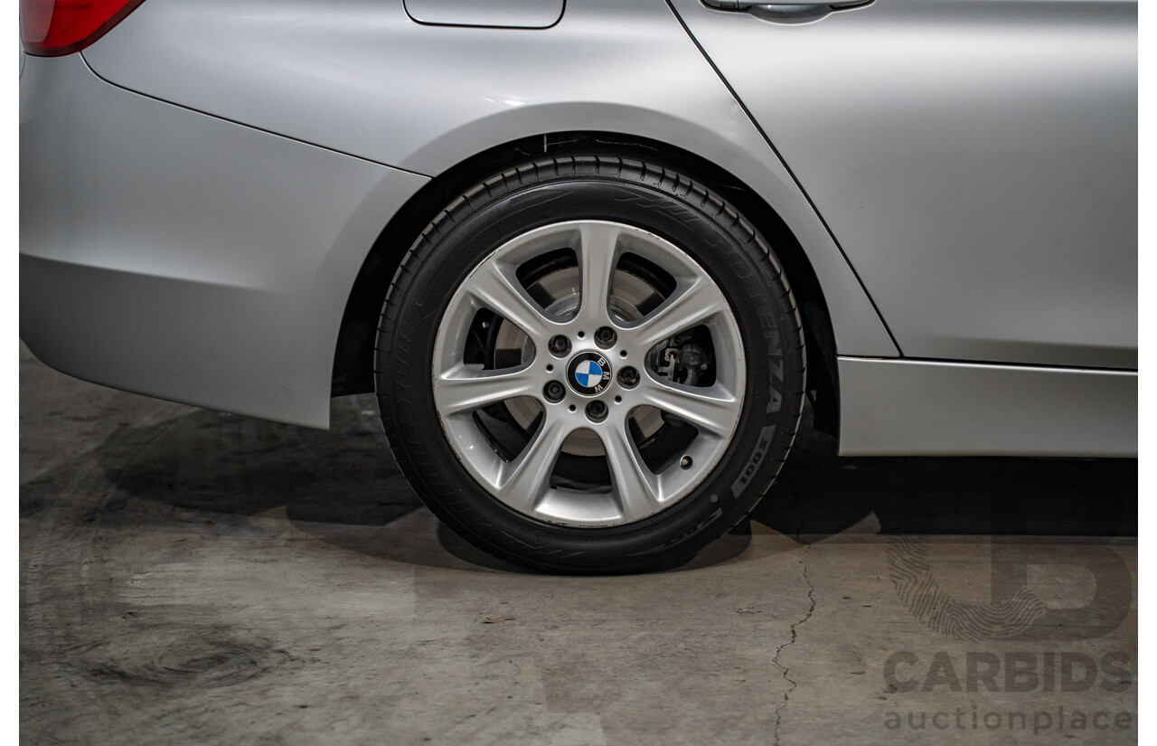 7/2014 BMW 320i F30 MY14 Upgrade 4d Sedan Glacier Silver Metallic Turbo 2.0L