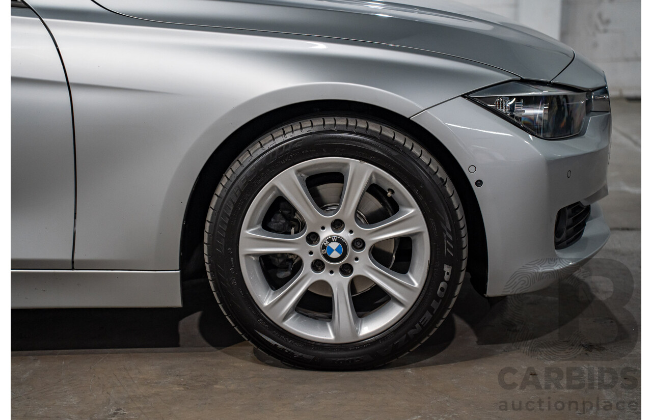 7/2014 BMW 320i F30 MY14 Upgrade 4d Sedan Glacier Silver Metallic Turbo 2.0L