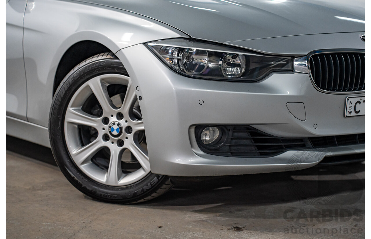 7/2014 BMW 320i F30 MY14 Upgrade 4d Sedan Glacier Silver Metallic Turbo 2.0L