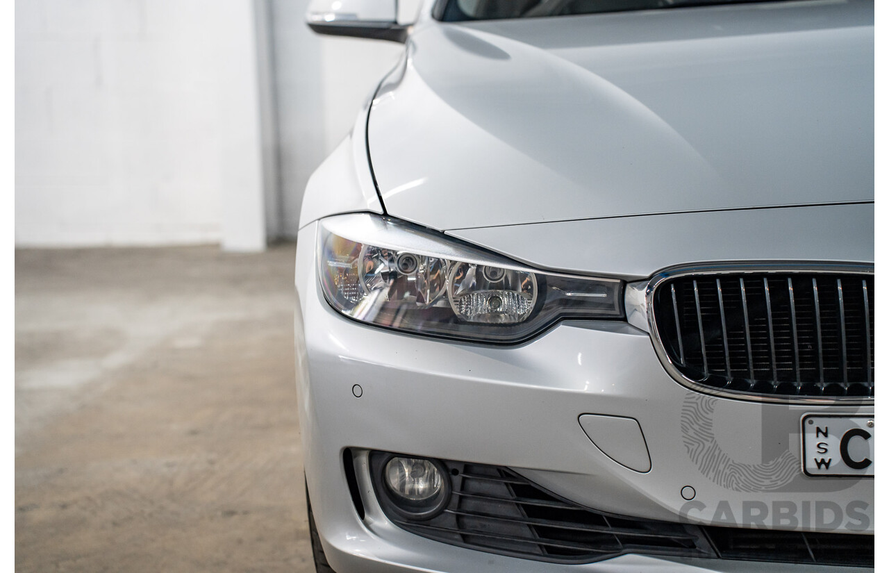 7/2014 BMW 320i F30 MY14 Upgrade 4d Sedan Glacier Silver Metallic Turbo 2.0L
