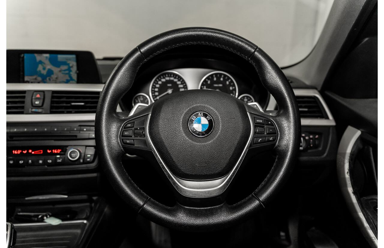 7/2014 BMW 320i F30 MY14 Upgrade 4d Sedan Glacier Silver Metallic Turbo 2.0L