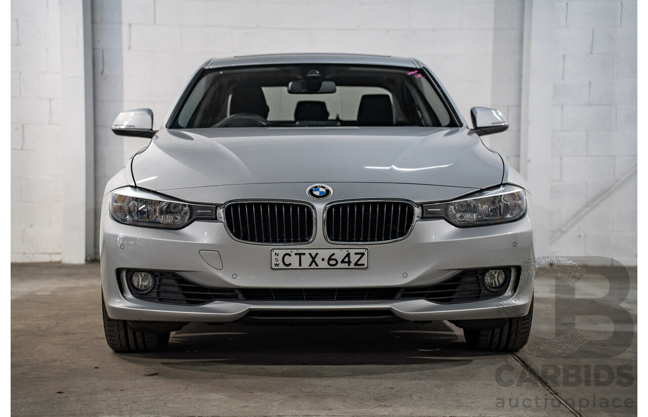 7/2014 BMW 320i F30 MY14 Upgrade 4d Sedan Glacier Silver Metallic Turbo 2.0L