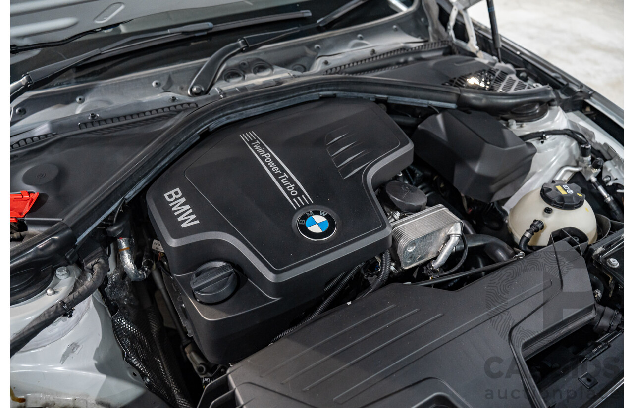 7/2014 BMW 320i F30 MY14 Upgrade 4d Sedan Glacier Silver Metallic Turbo 2.0L