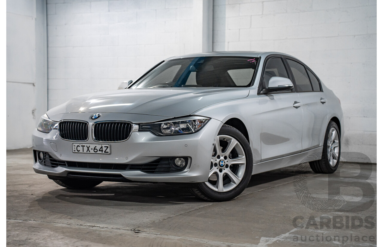7/2014 BMW 320i F30 MY14 Upgrade 4d Sedan Glacier Silver Metallic Turbo 2.0L