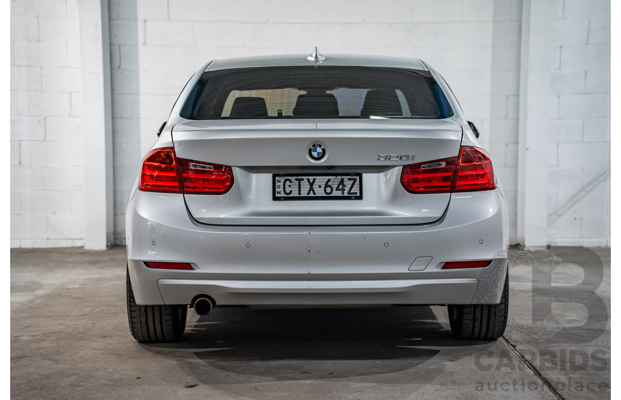 7/2014 BMW 320i F30 MY14 Upgrade 4d Sedan Glacier Silver Metallic Turbo 2.0L