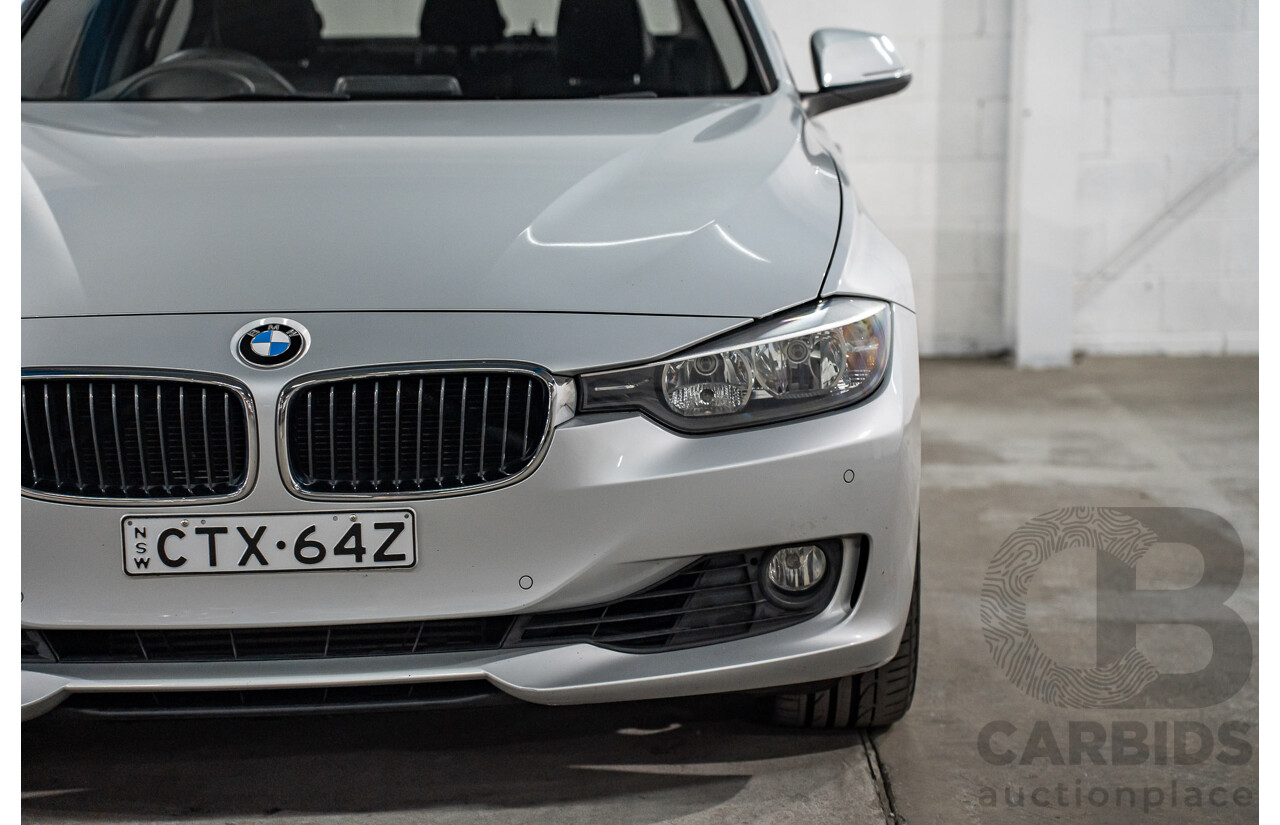 7/2014 BMW 320i F30 MY14 Upgrade 4d Sedan Glacier Silver Metallic Turbo 2.0L