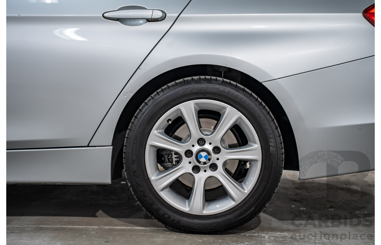 7/2014 BMW 320i F30 MY14 Upgrade 4d Sedan Glacier Silver Metallic Turbo 2.0L