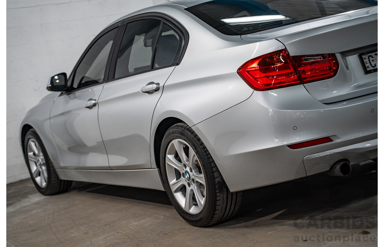 7/2014 BMW 320i F30 MY14 Upgrade 4d Sedan Glacier Silver Metallic Turbo 2.0L
