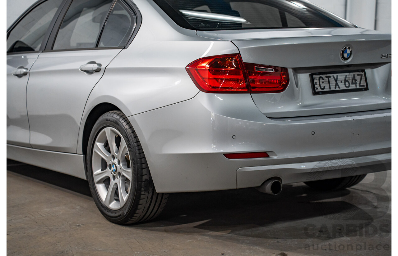 7/2014 BMW 320i F30 MY14 Upgrade 4d Sedan Glacier Silver Metallic Turbo 2.0L