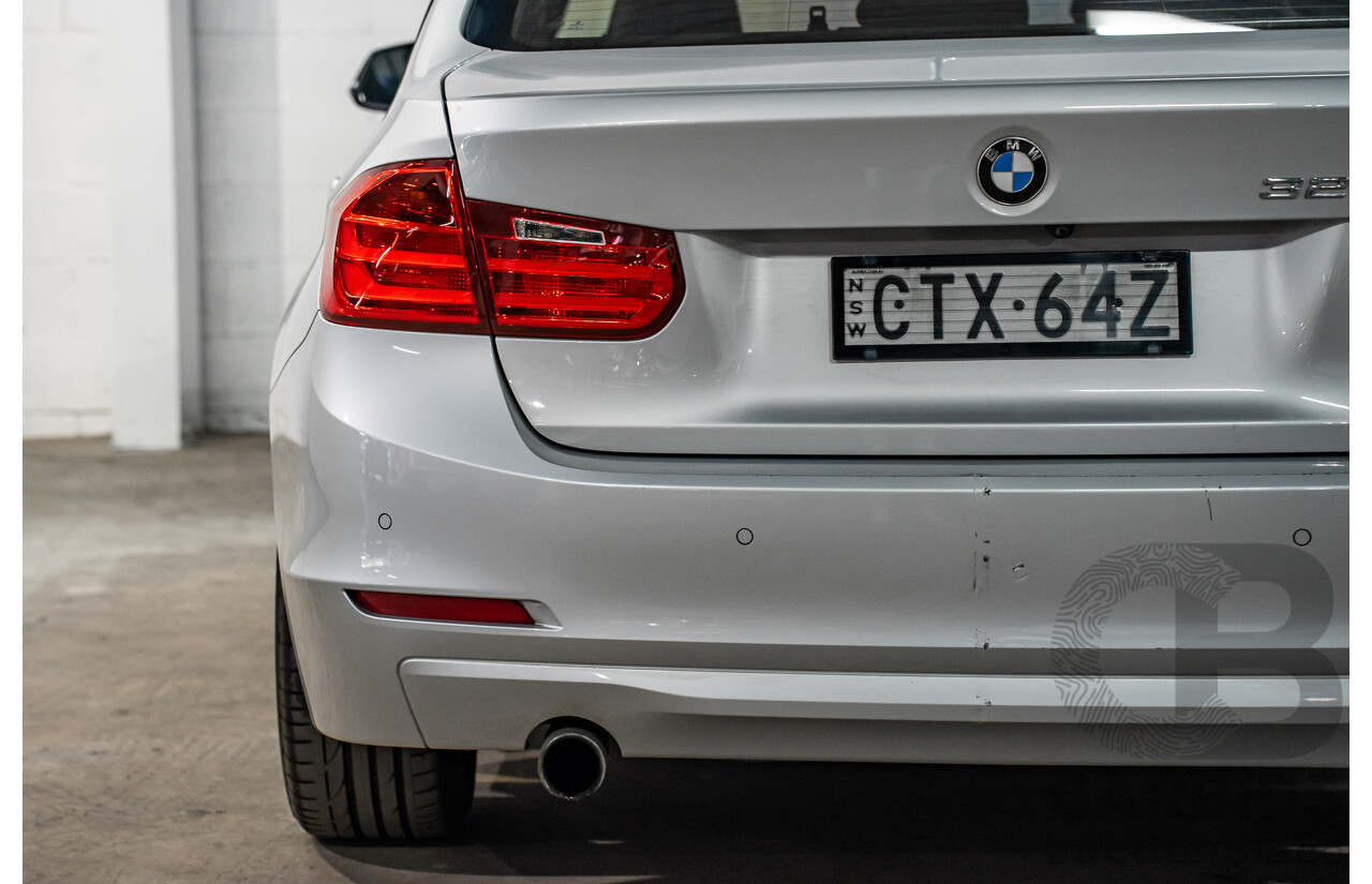 7/2014 BMW 320i F30 MY14 Upgrade 4d Sedan Glacier Silver Metallic Turbo 2.0L