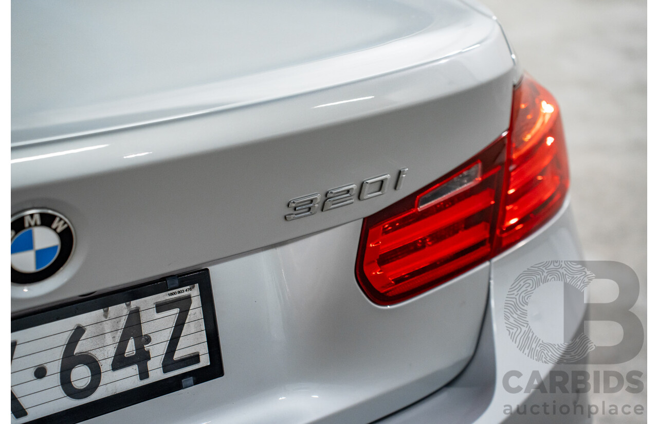 7/2014 BMW 320i F30 MY14 Upgrade 4d Sedan Glacier Silver Metallic Turbo 2.0L