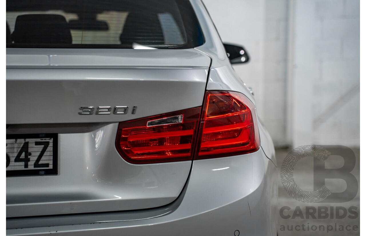 7/2014 BMW 320i F30 MY14 Upgrade 4d Sedan Glacier Silver Metallic Turbo 2.0L