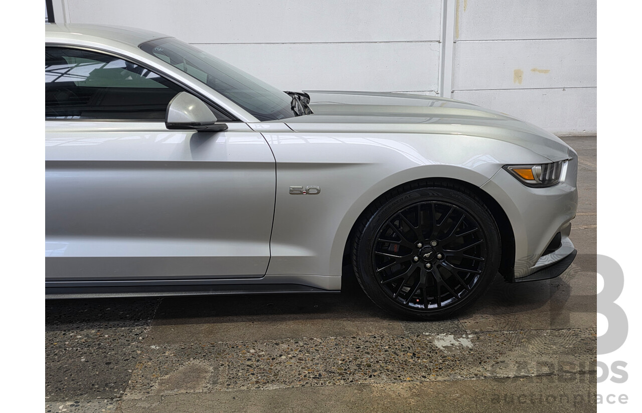 4/2017 Ford Mustang Fastback GT 5.0 FM MY17 2d Coupe Ingot Silver Metallic V8 5.0L